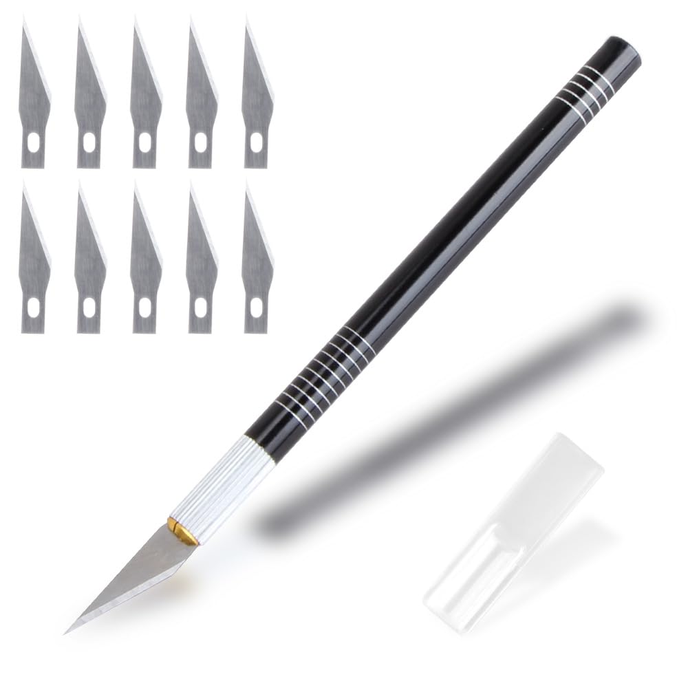 Amazon | KIMLONTON 切り絵彫刻刀 細工用カッター アートナイフ